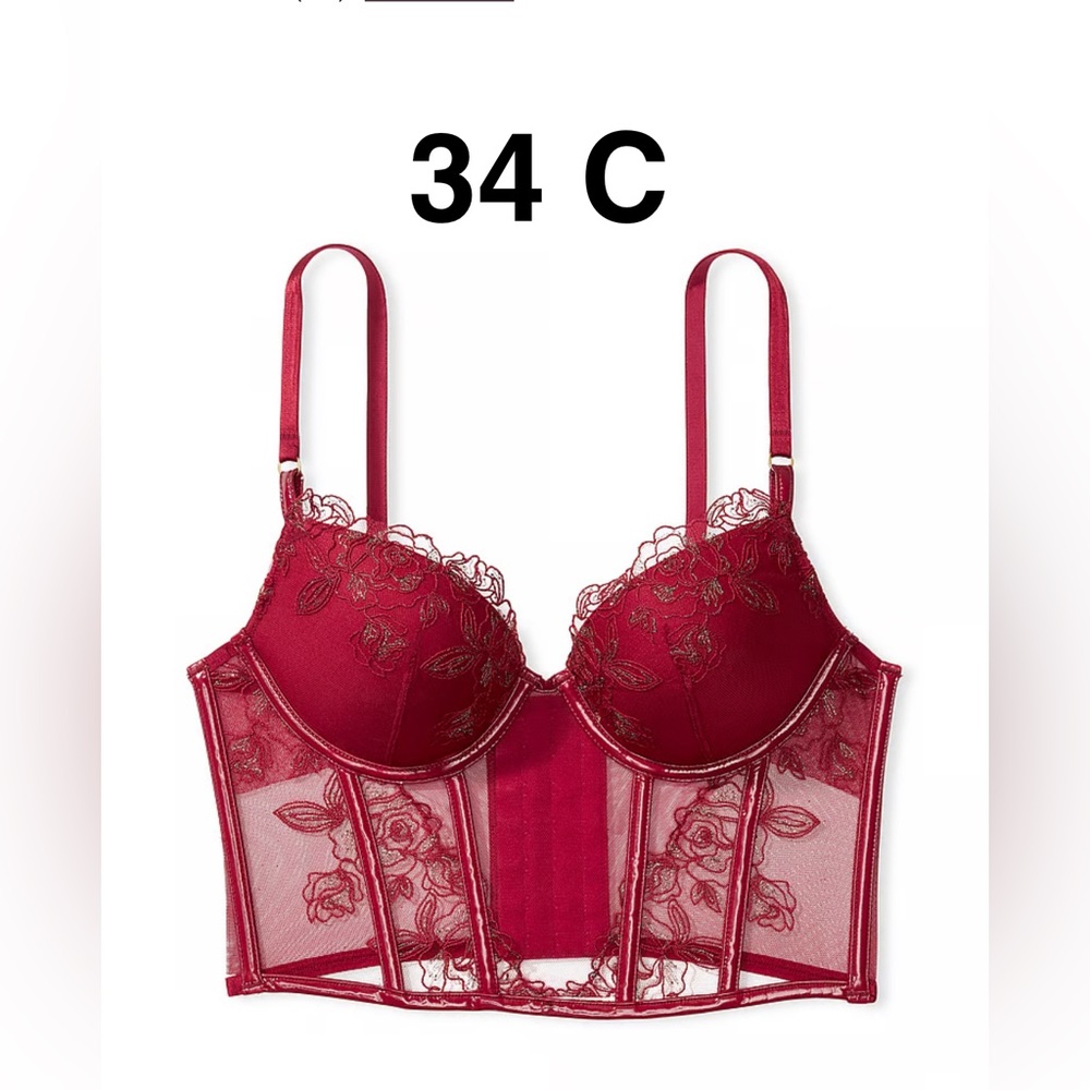 Victoria’s Secret VERY SEXY
Midnight Affair Embroidery Push-Up Corset To…